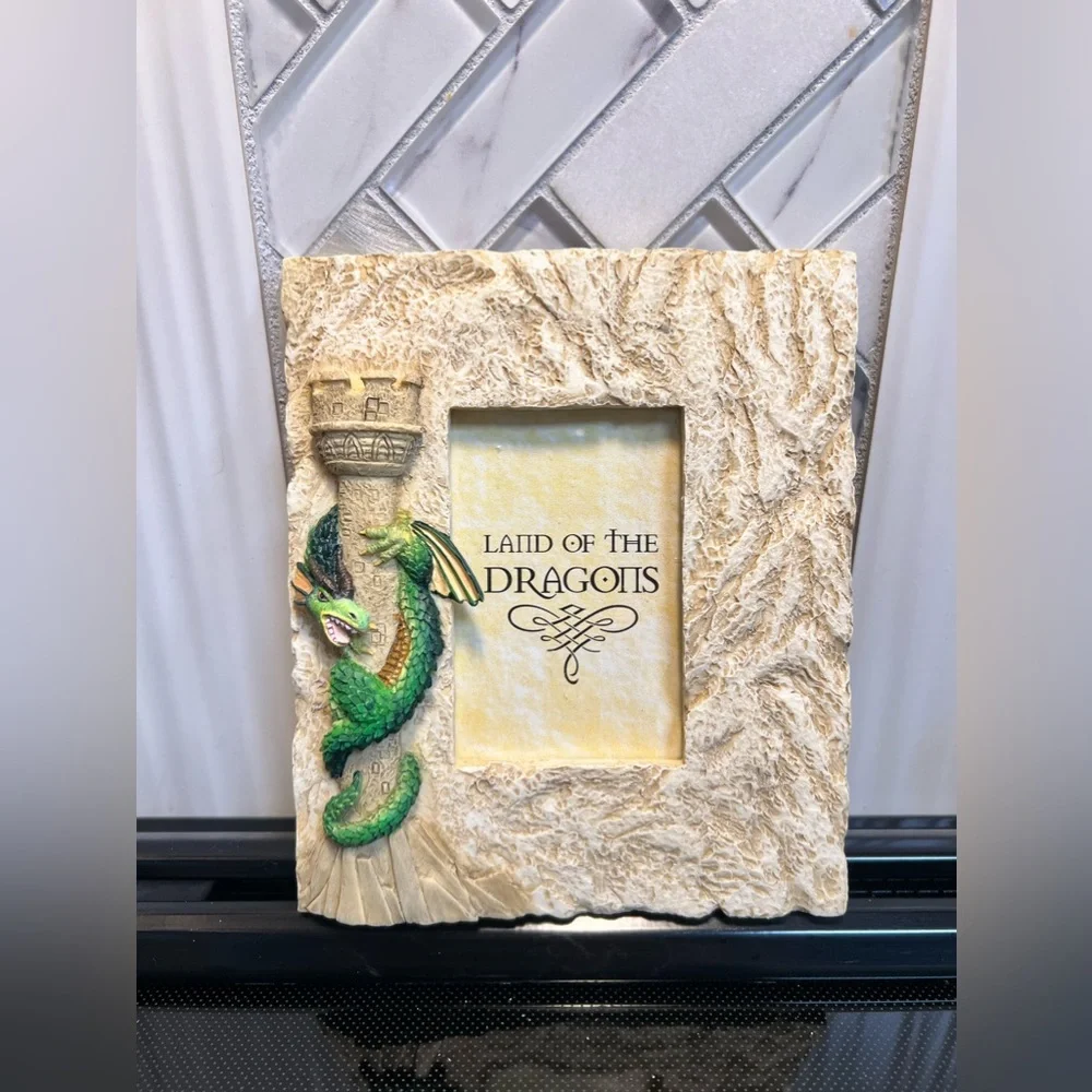 SALE Tudor Mint Vintage Dragon Castle Picture Frame